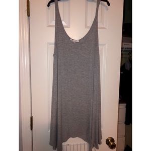 Grey T shirt dress